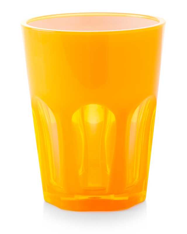 Double Face Acrylic Tumbler Glass, Orange